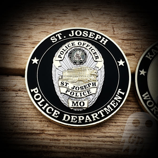 St. Joseph CHIEFS - St. Joseph, MO PD Chief's Super Bowl Coin