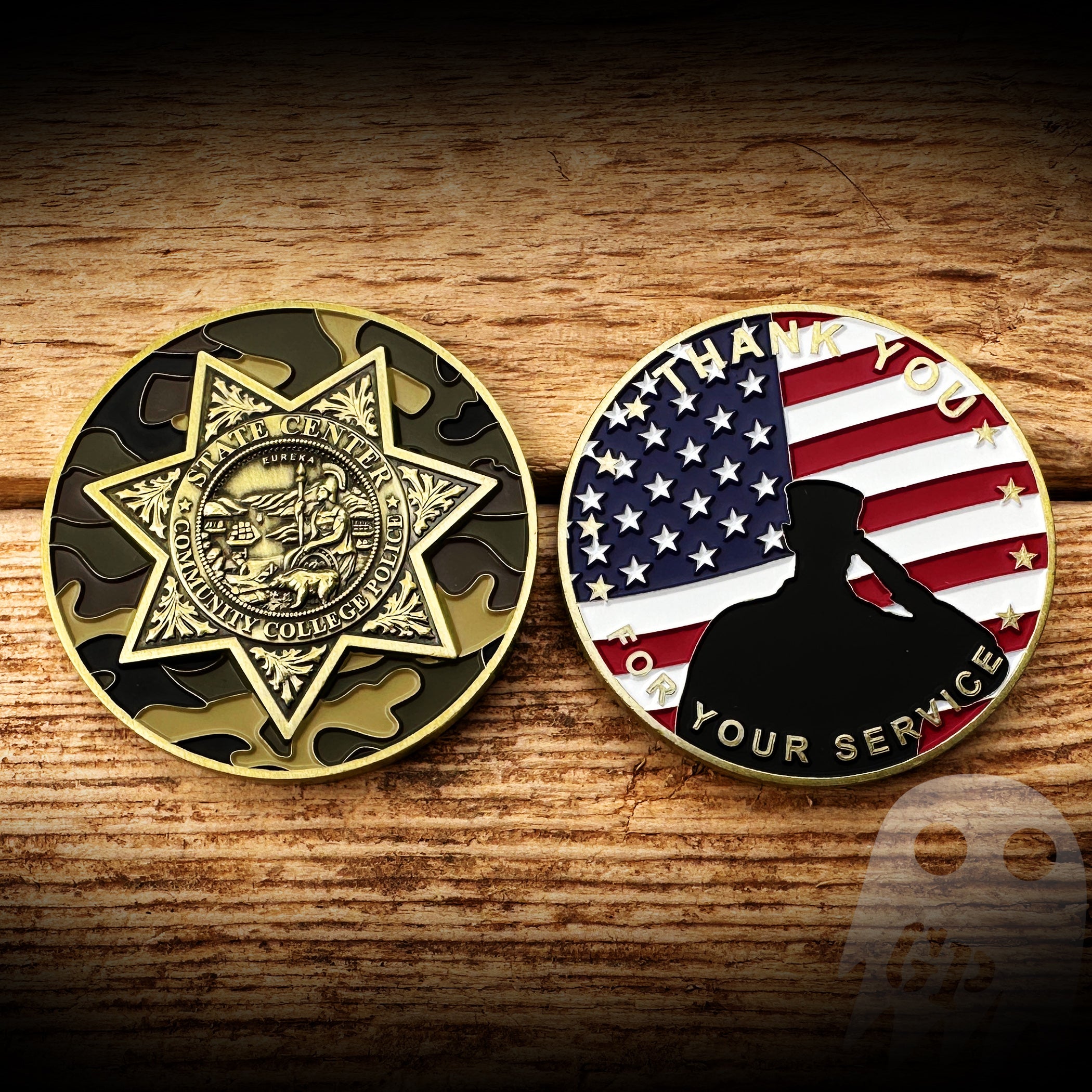 Veteran State Center Community College District PD - Veteran Coin - Authentic