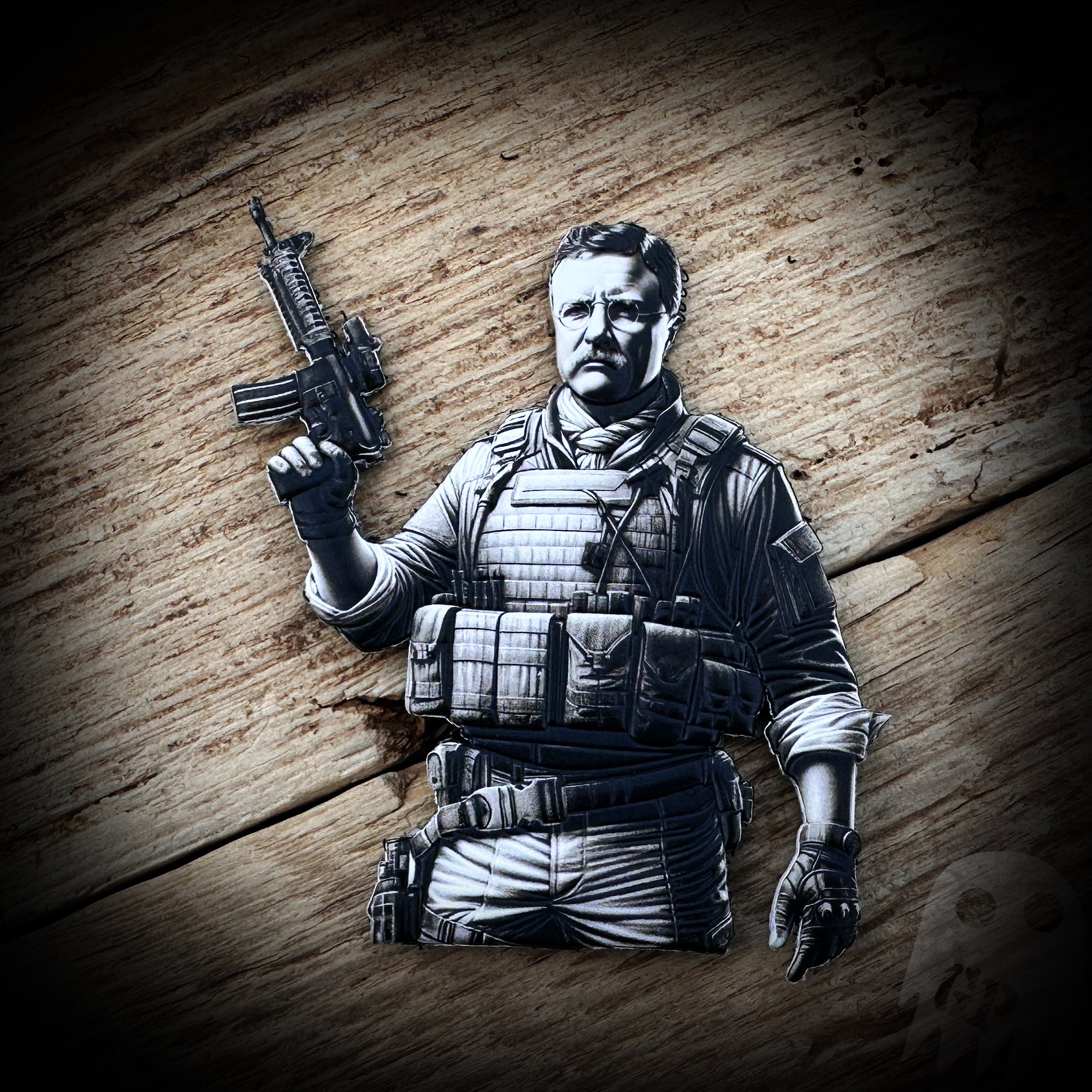 Tactical Teddy Roosevelt XGP - velcro backed