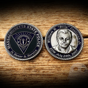Billy Costigan Mass State Police Memorial Coin - The Departed