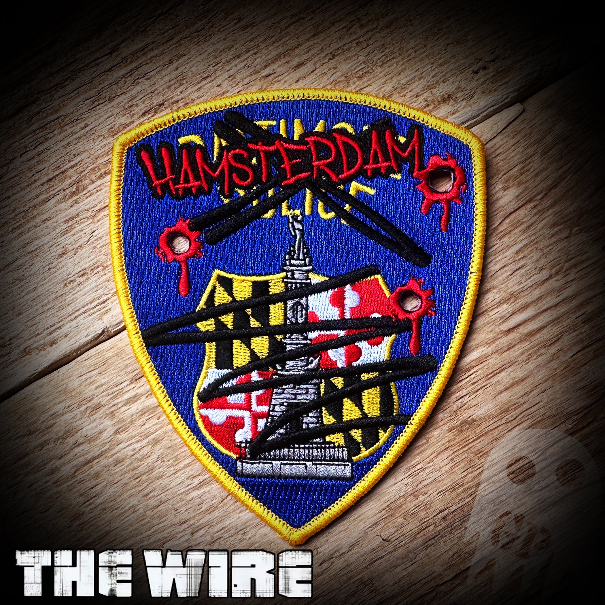 #100 - Hamsterdam Baltimore Police Patch - The Wire