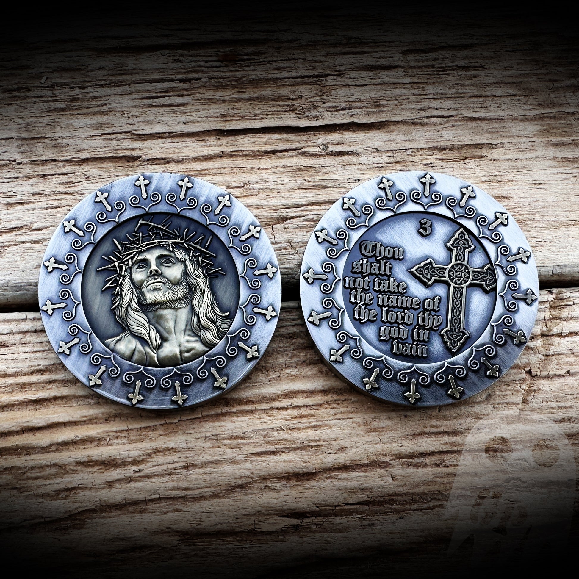 Third Commandment Prayer Coin – GHOST PATCH