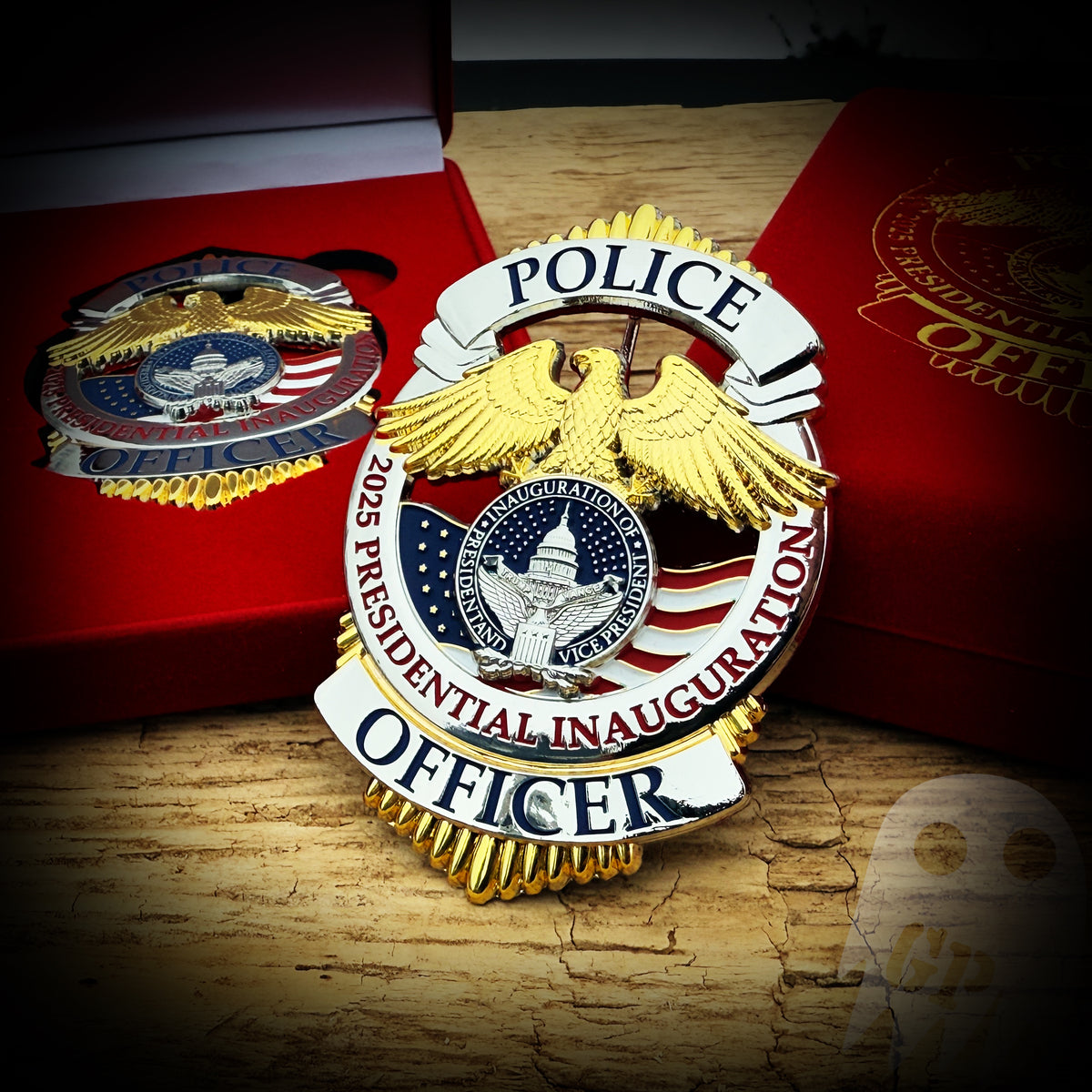 Custom Inauguration Badges Deployed POLICE - Police Officer Commemorative 2025 Inauguration Metal ...