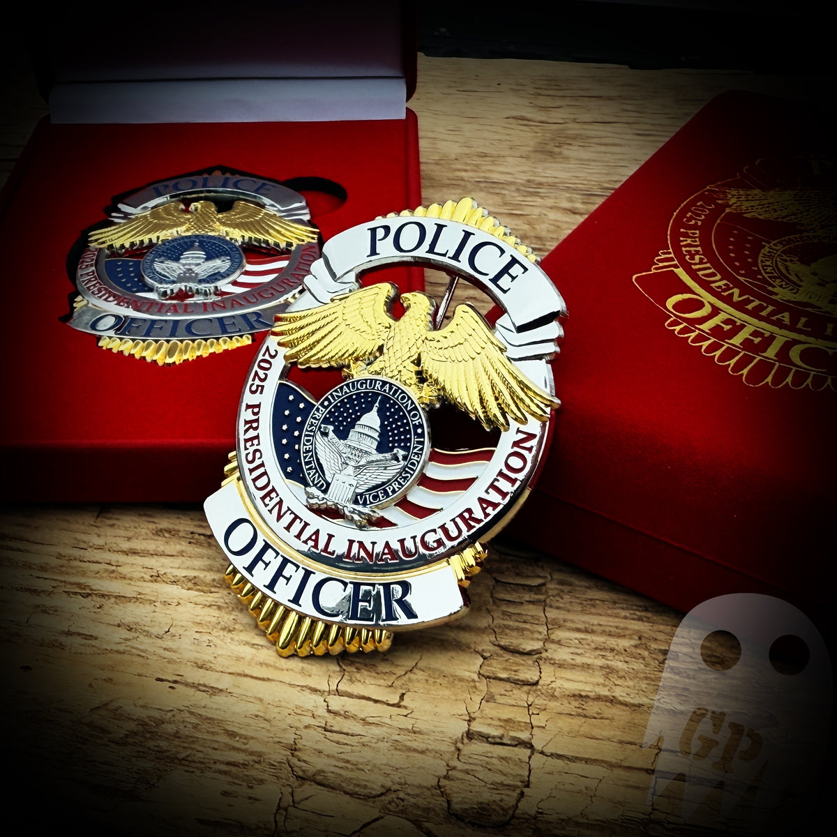 Custom Inauguration Badges Deployed POLICE - Police Officer Commemorative 2025 Inauguration Metal ...