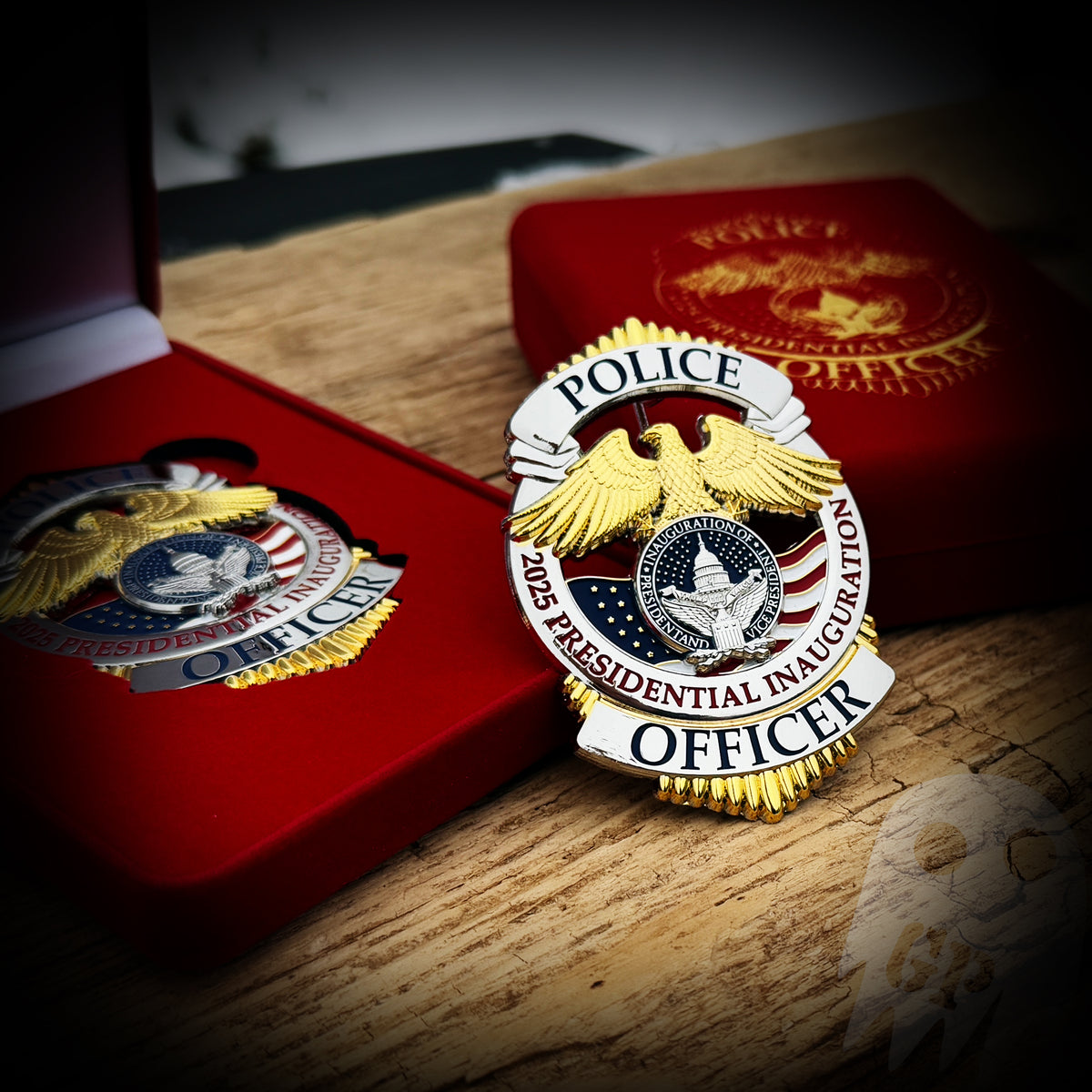 Custom Inauguration Badges Deployed POLICE - Police Officer Commemorative 2025 Inauguration Metal ...