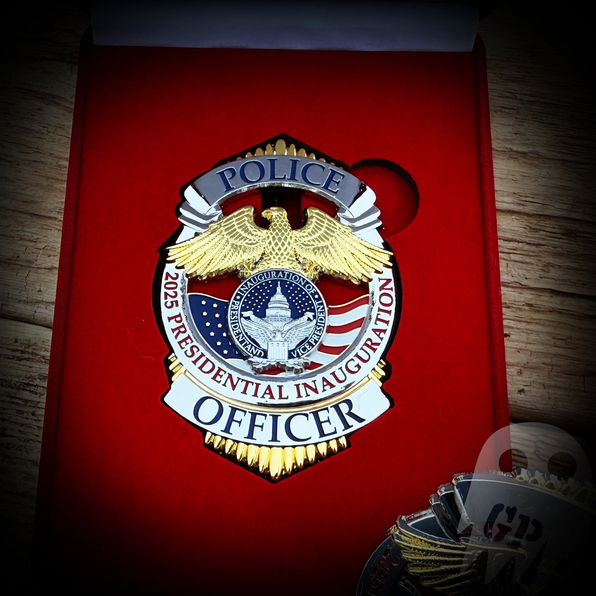 Custom Inauguration Badges Deployed POLICE - Police Officer Commemorative 2025 Inauguration Metal ...