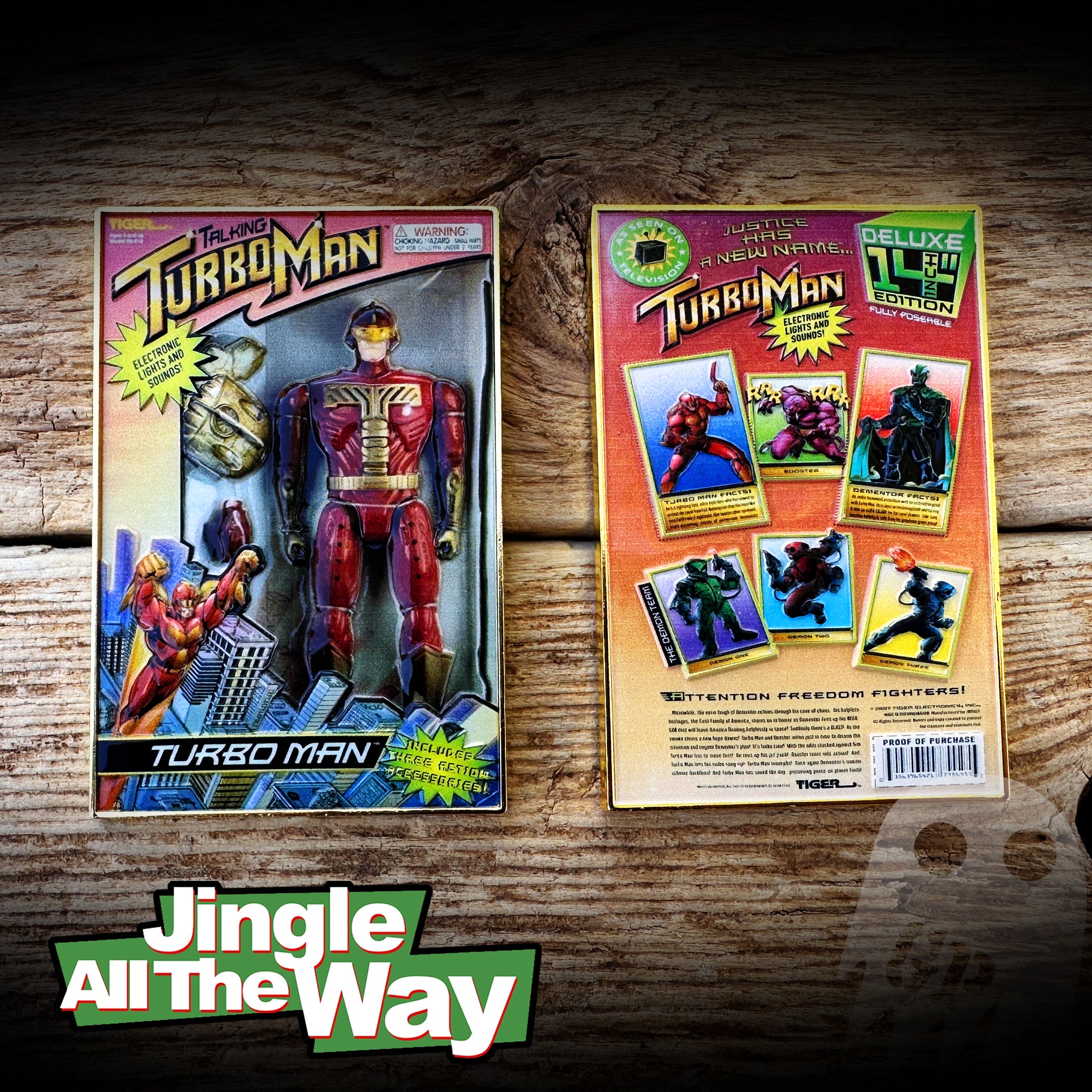 TurboMan Action Figure Box Coin - Jingle All the Way