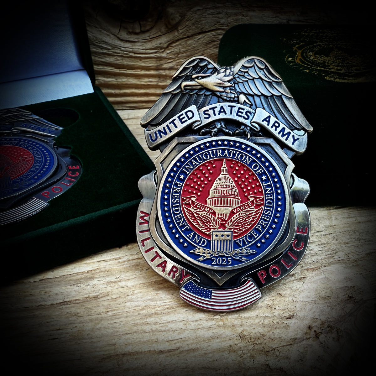 Custom Inauguration Badges Inauguration Badge - US Army Military Police Commemorative 2025 Inaugu ...