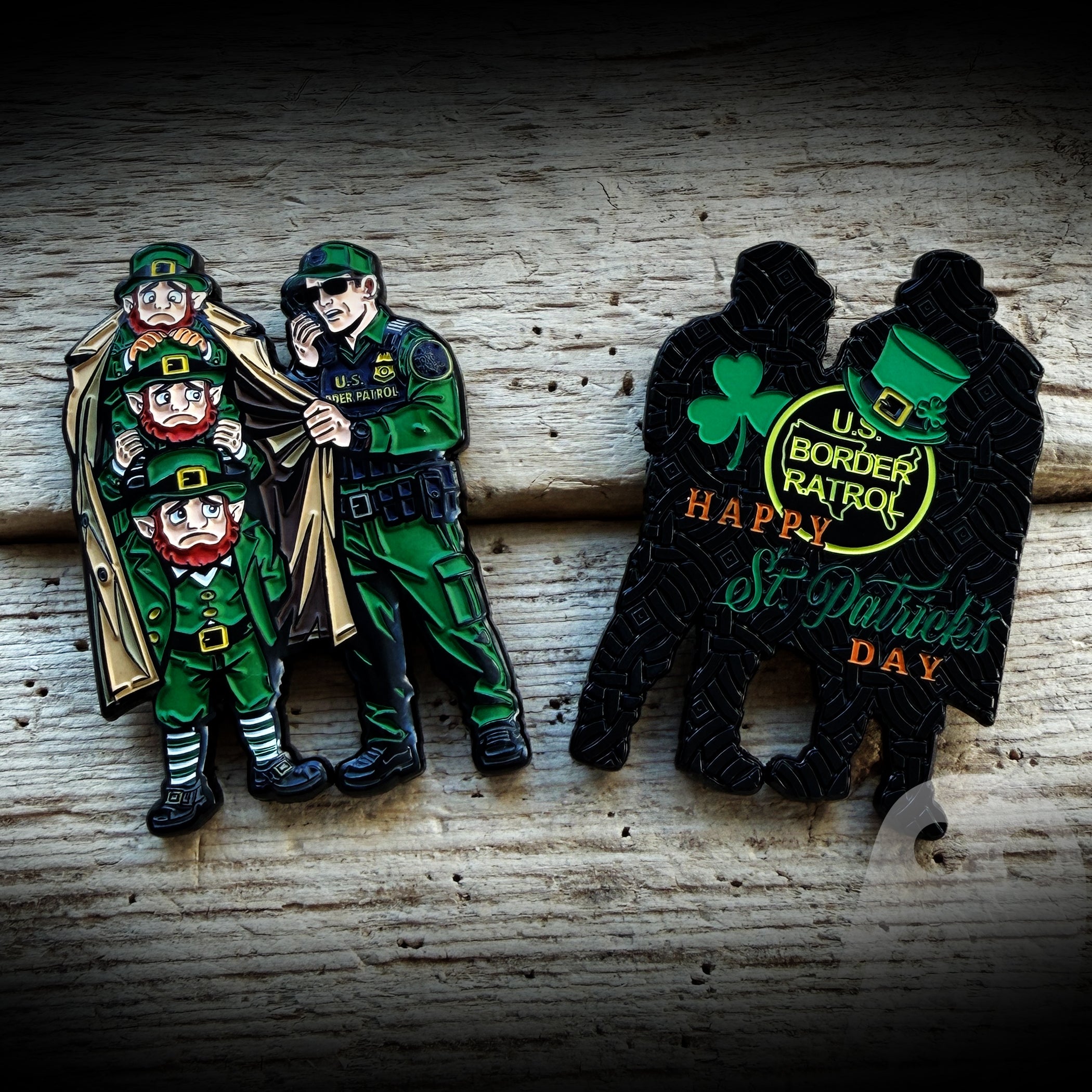 COIN 2026 Irish - US Border Patrol 2026 St Patrick's Day Coin