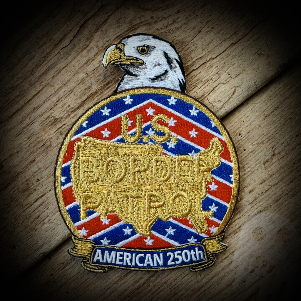 250th America PATCH - US Border Patrol Commemorative 250th Anniversary of America Patch