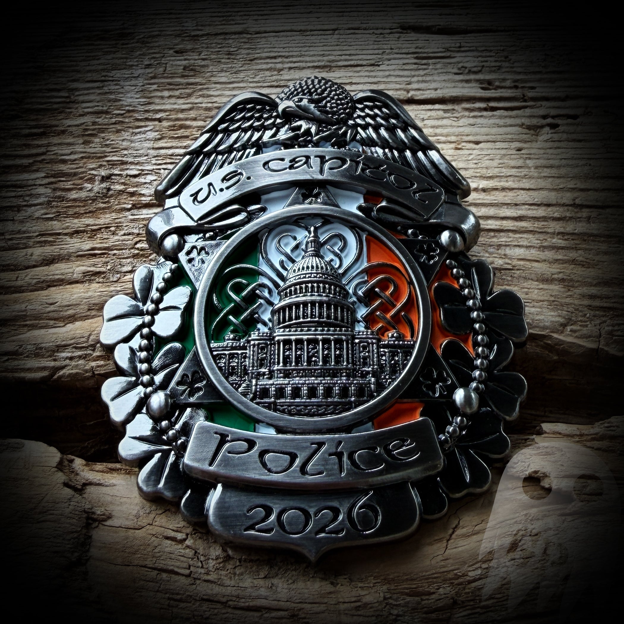 BADGE 2026 Irish - US Capitol Police 2026 Irish Badge