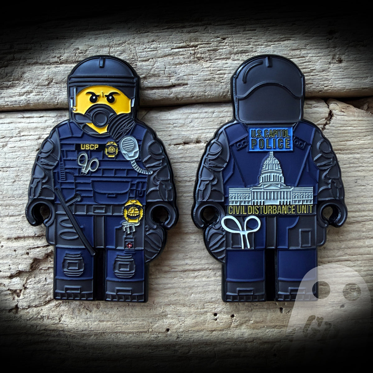 US Capitol Police Civil Disturbance Unit Blocky Coin