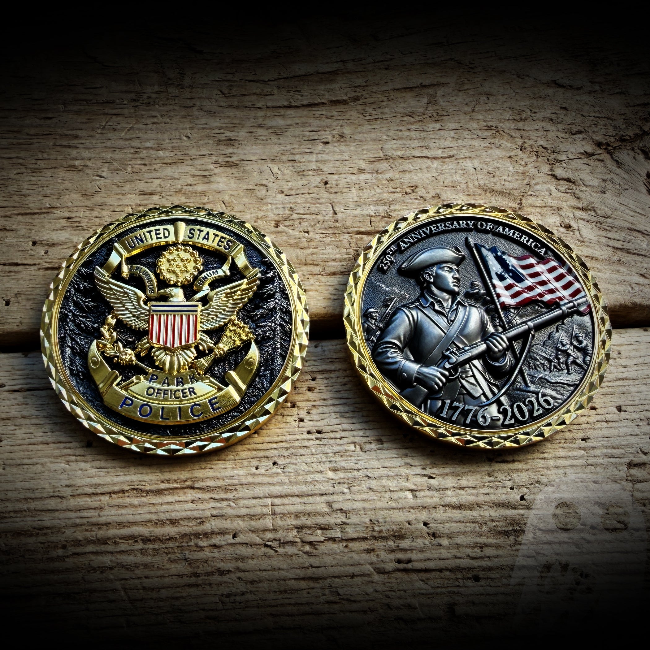 250th America COIN - US Park Police 250th Anniversary of America Coin