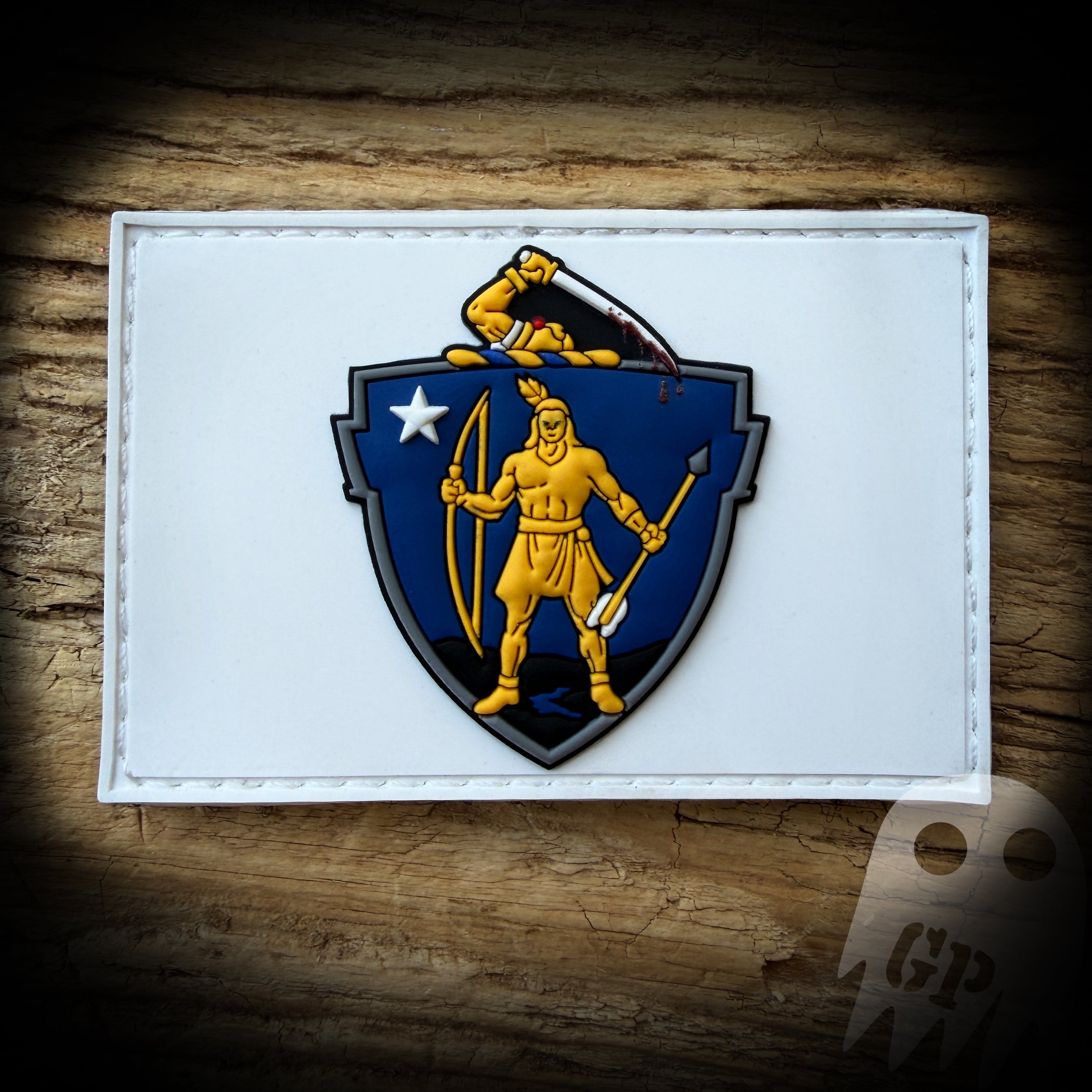 The New Badass Massachusetts State Flag PVC