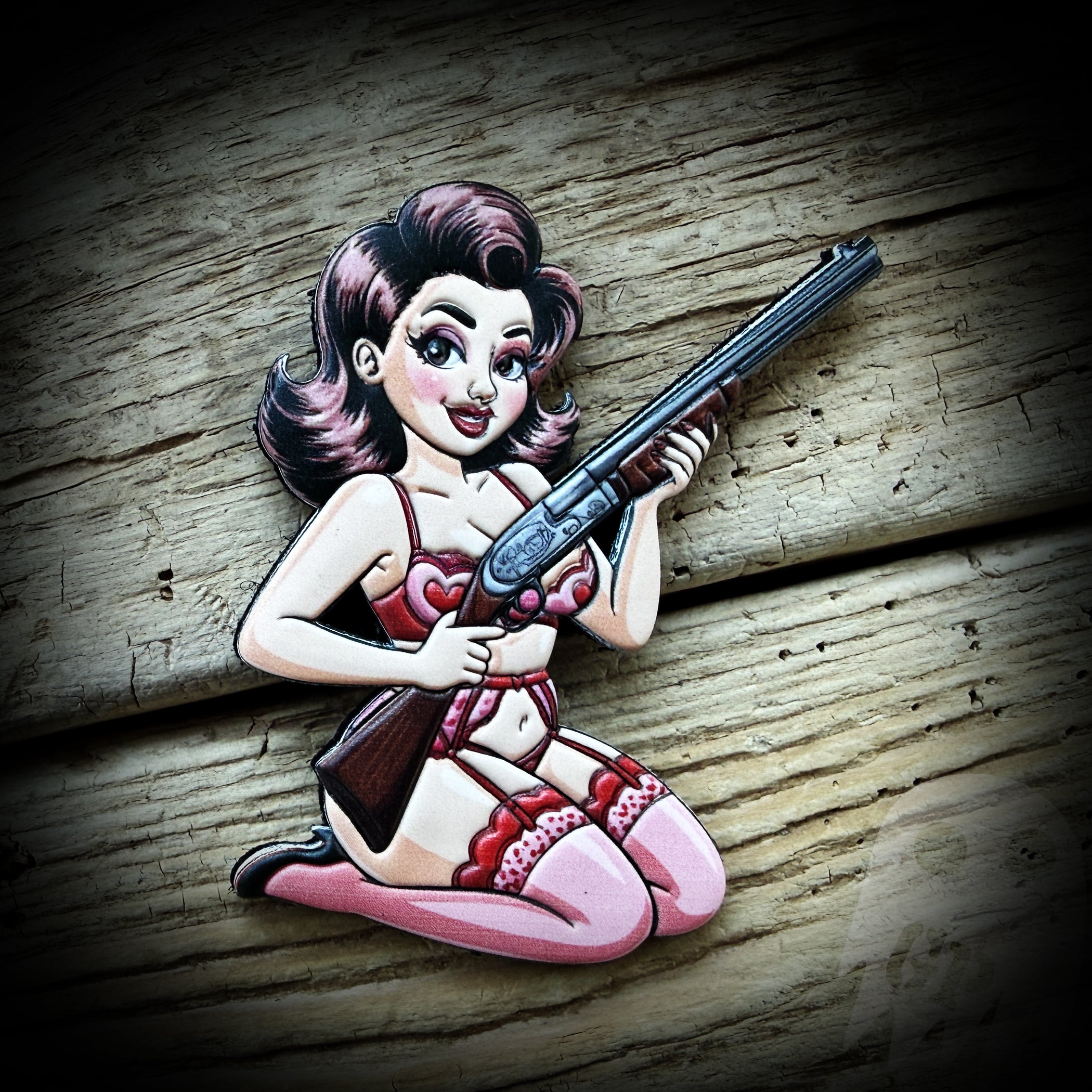 #23 Pin Up Girl XGP - Valentine's Pin Up Rifle Girl