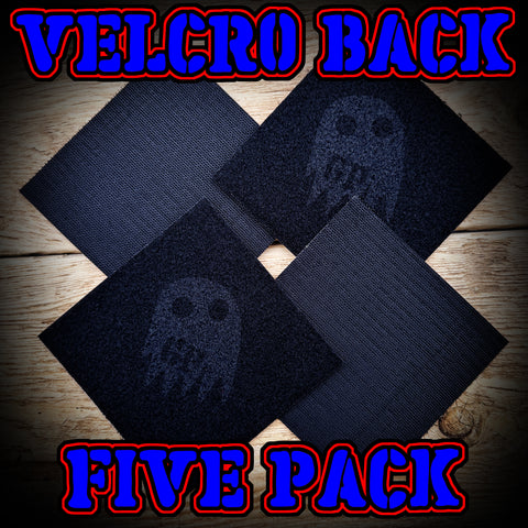Velcro Back Five Pack - Make any patch Velcro backed