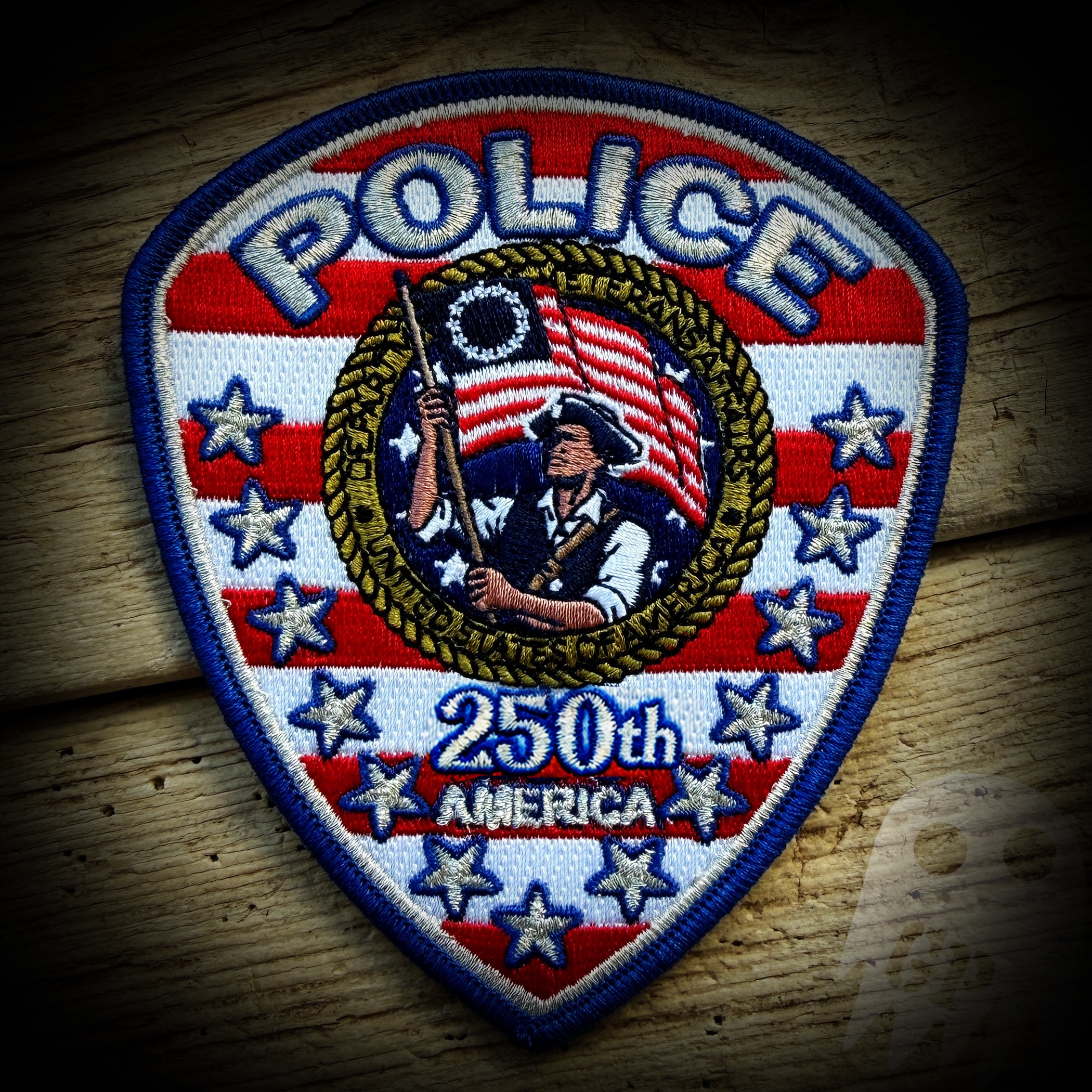 250th America PATCH - Veteran Affairs Police 250th Anniversary of America Patch