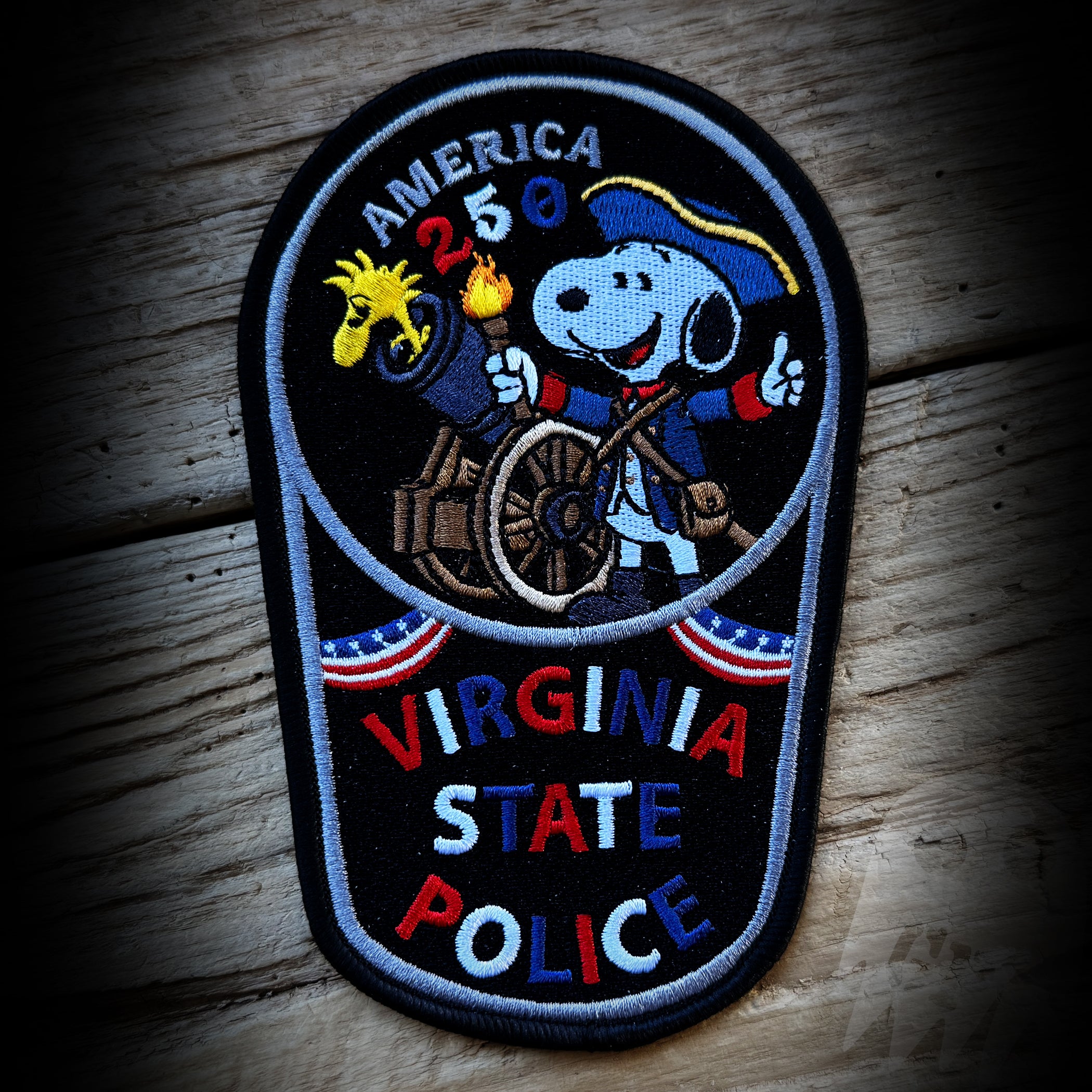 Patch America 250  - Virginia State Police Commemorative 250th Anniversary of America Patch