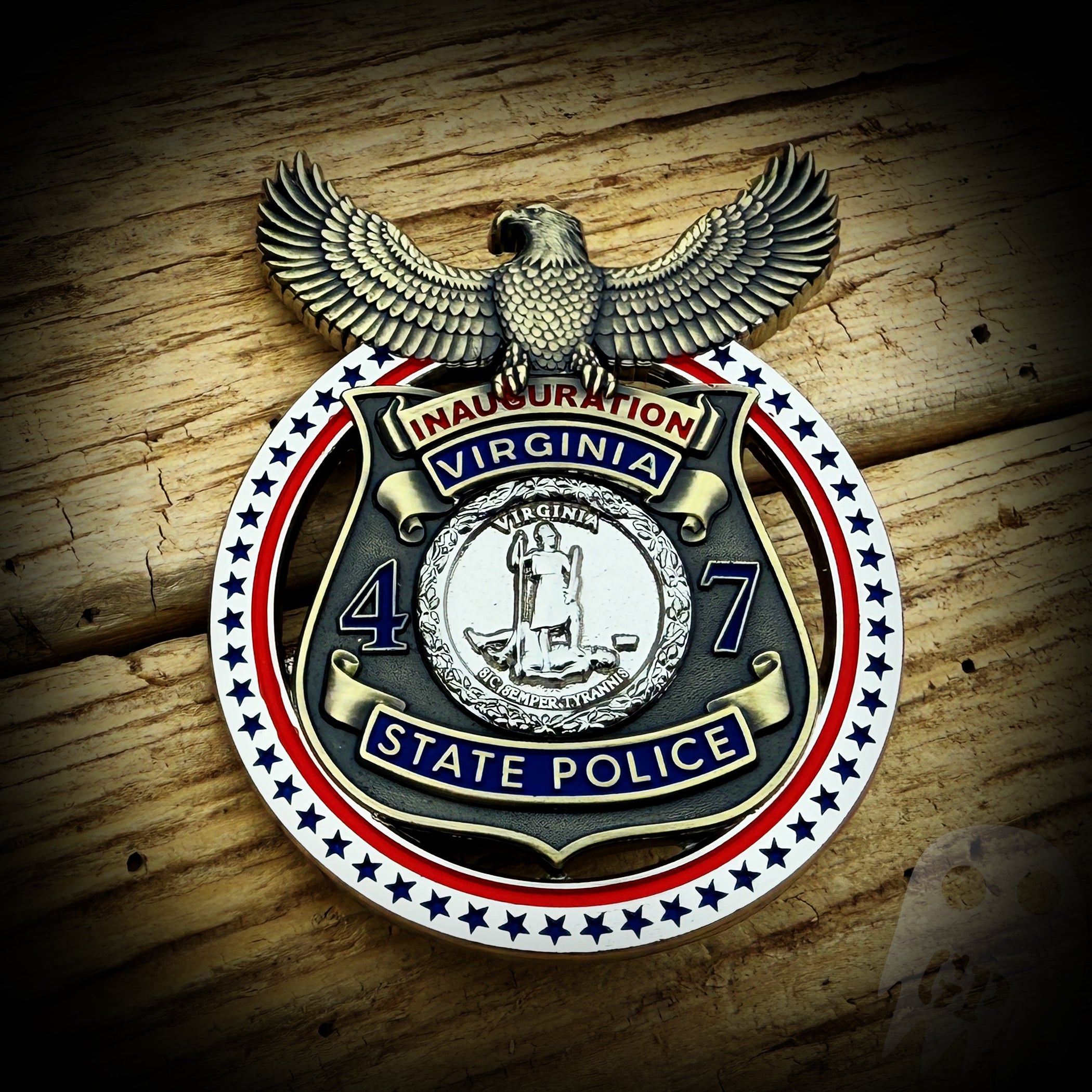 Custom Inauguration Badges Inauguration Badge - Virginia State Police Commemorative 2025 Inaugura ...
