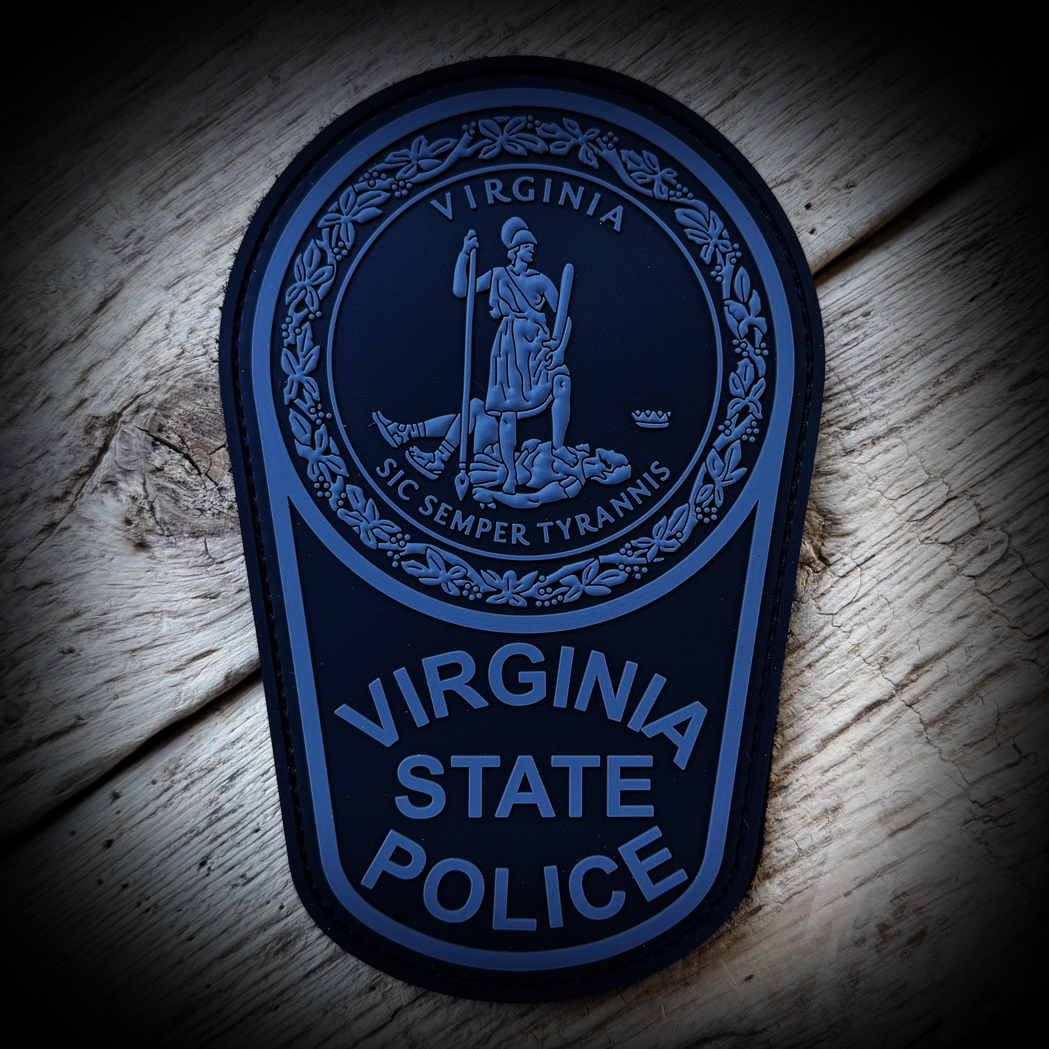 Gray Subdued - Virginia State Police Gray Subdued PVC