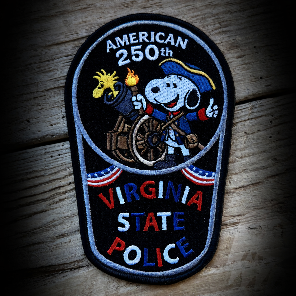 Patch 250th America  - Virginia State Police Commemorative 250th Anniversary of America Patch
