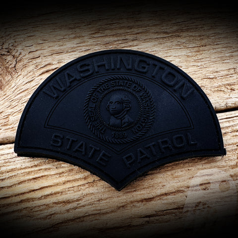 Washington State Patrol Blacked Out Subdued PVC