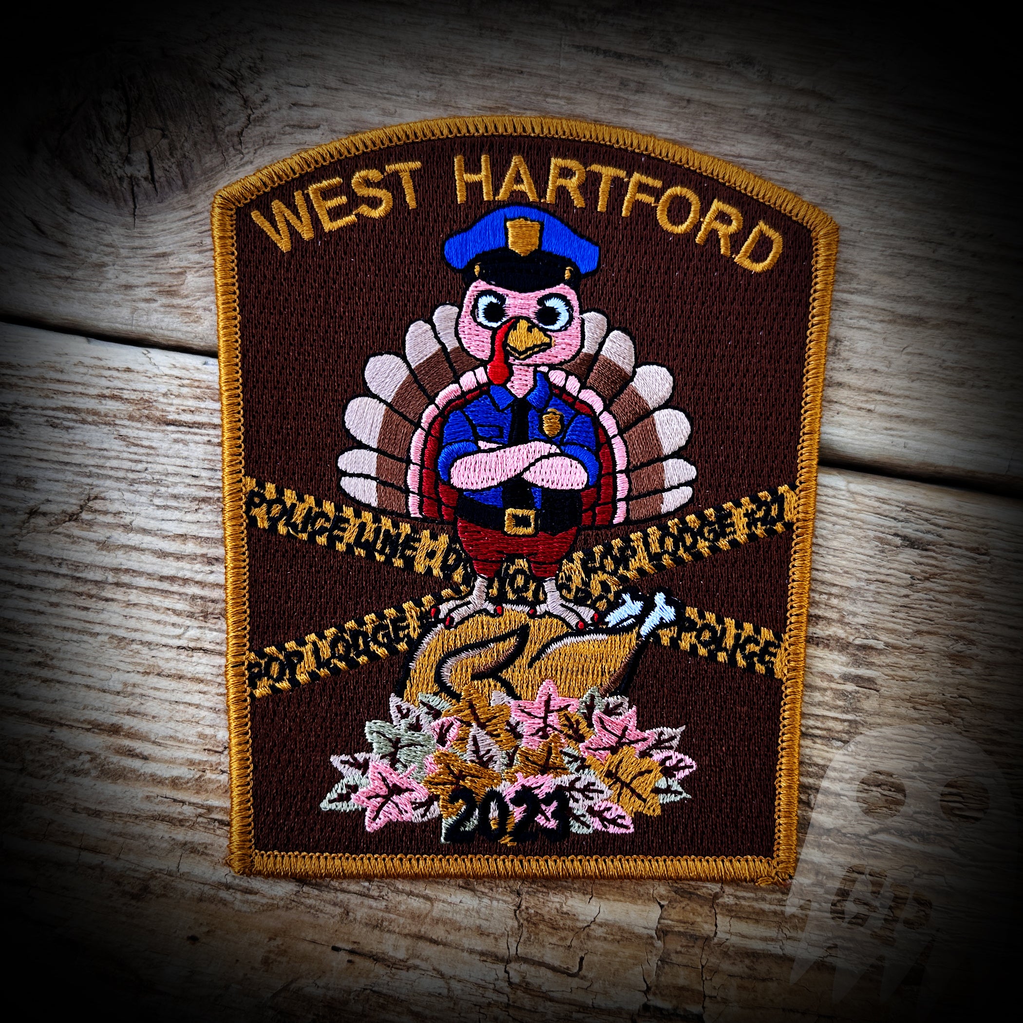 West Hartford, CT PD 2023 Thanksgiving Patch – GHOST PATCH