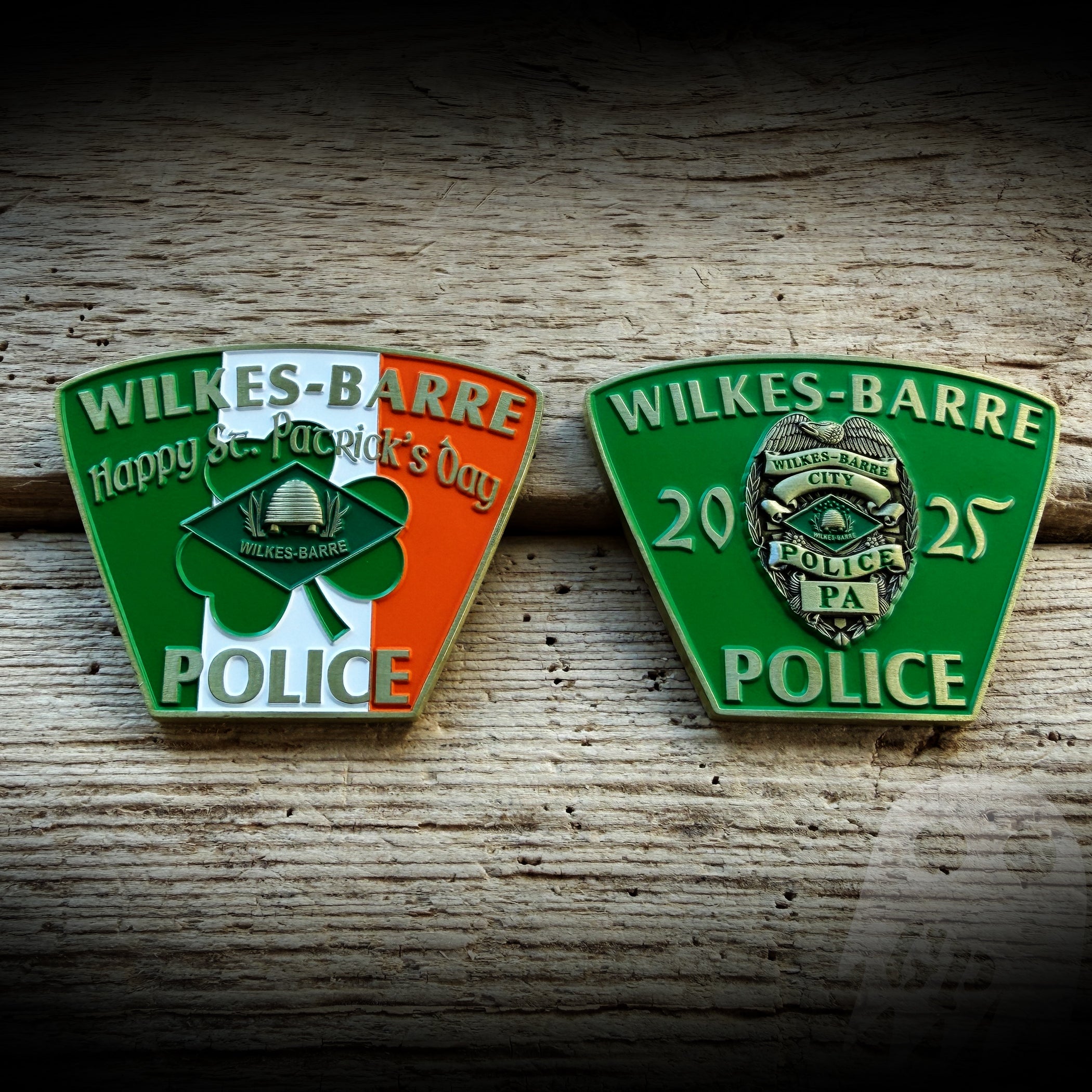 COIN 2025 Irish - Wilkes Barre, PA PD 2025 Irish Coin