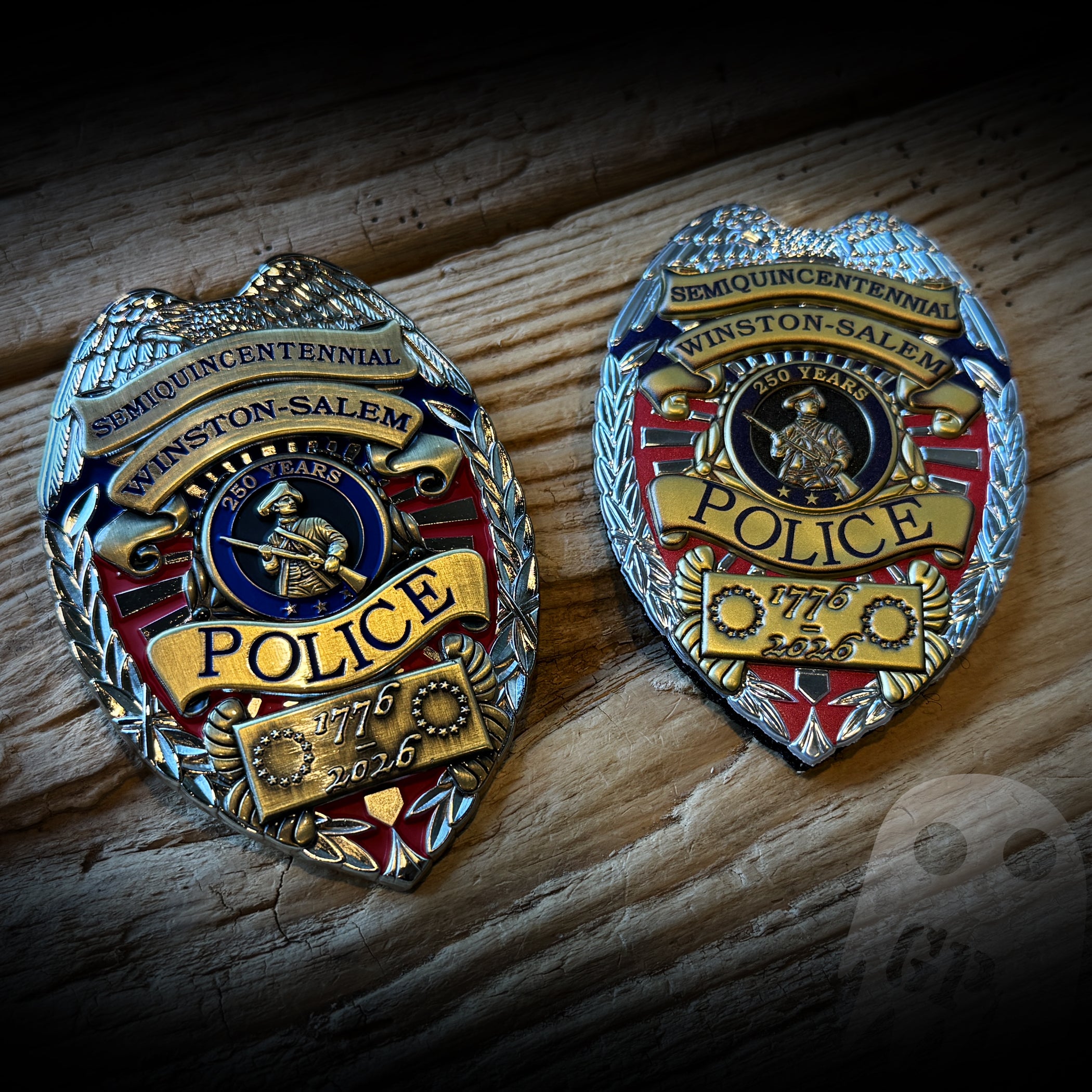 250th America - Winston-Salem, NC PD 250th Anniversary of America Badge