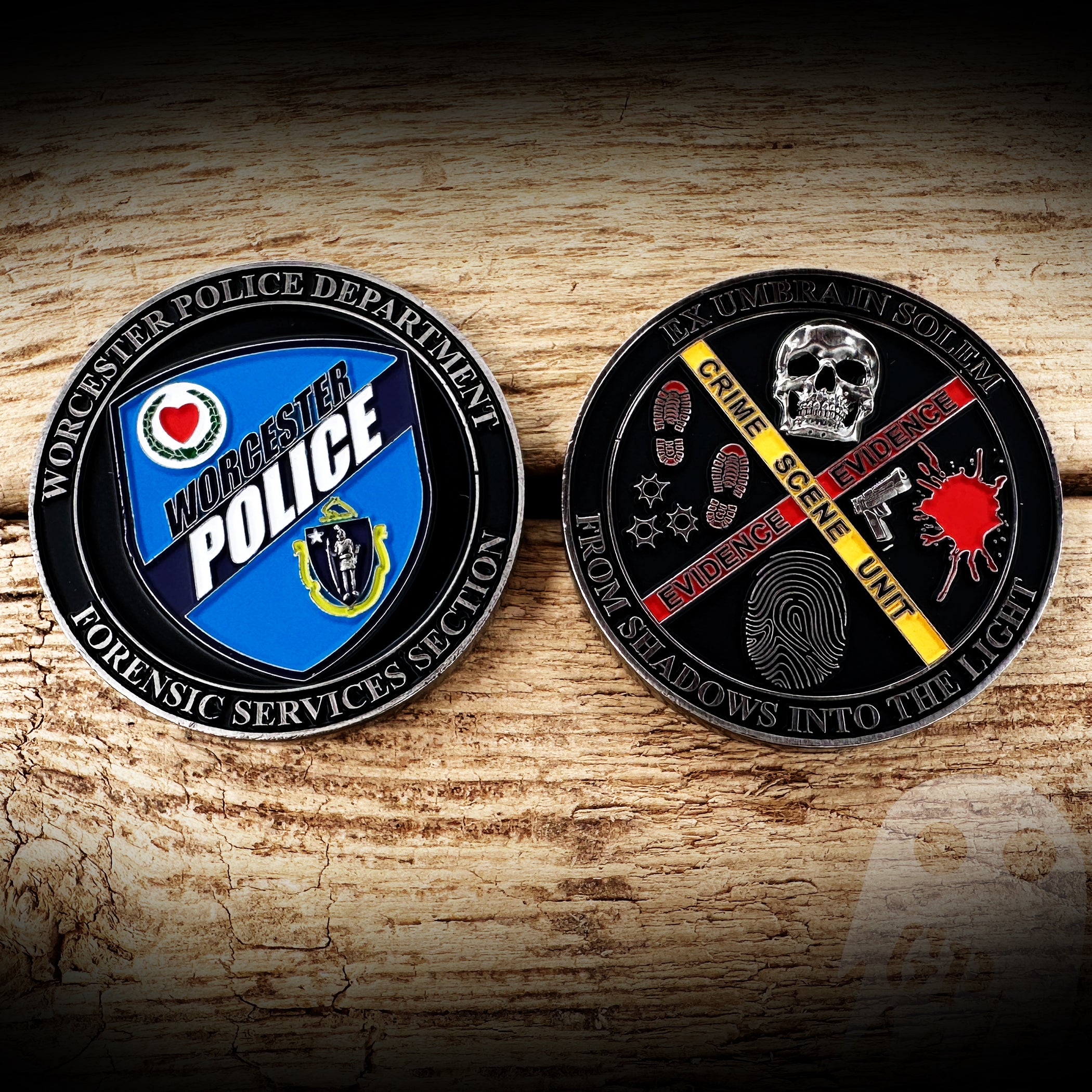 Worcester, MA PD Forensic Services Coin