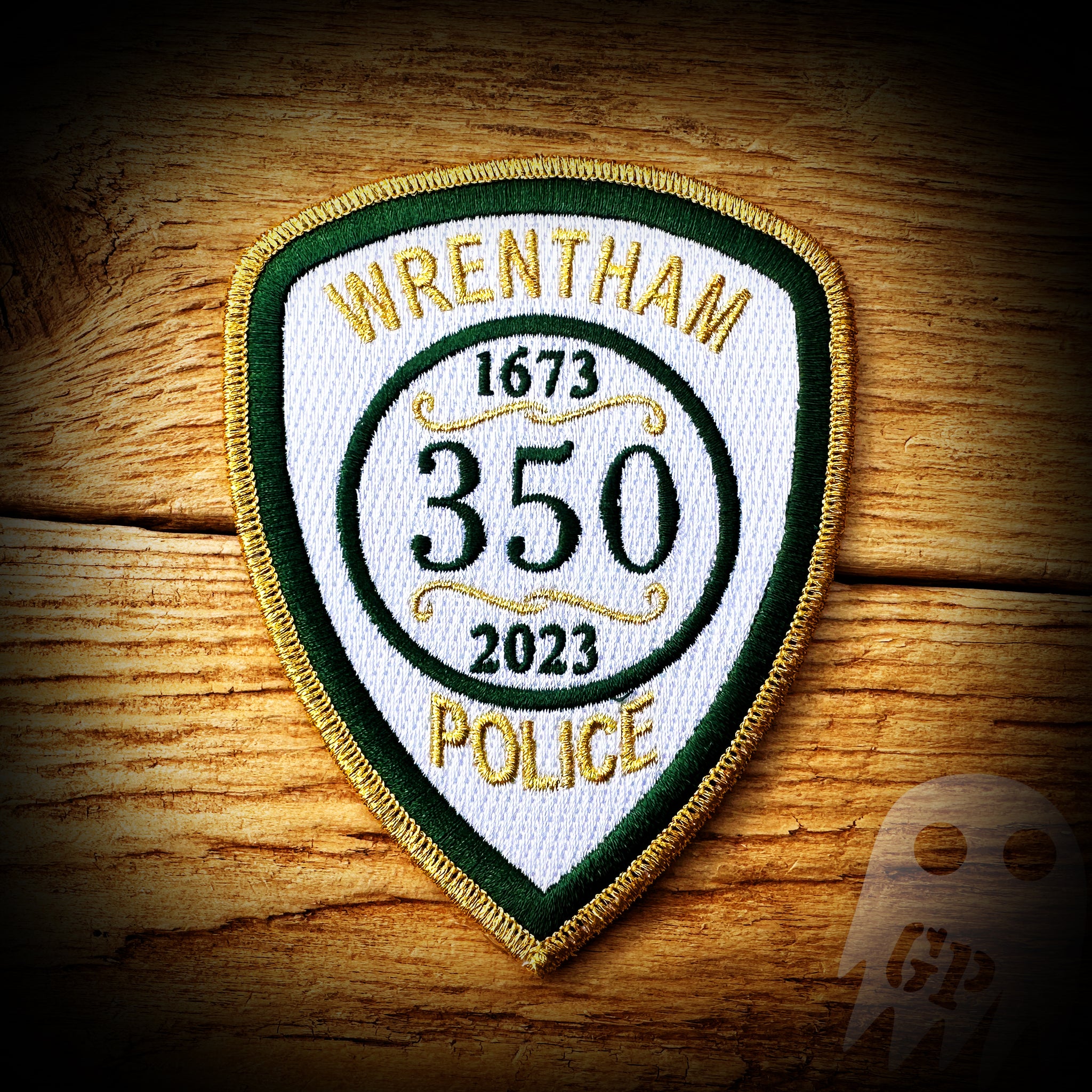 350th - Wrentham, MA PD 350th anniversary patch - authentic