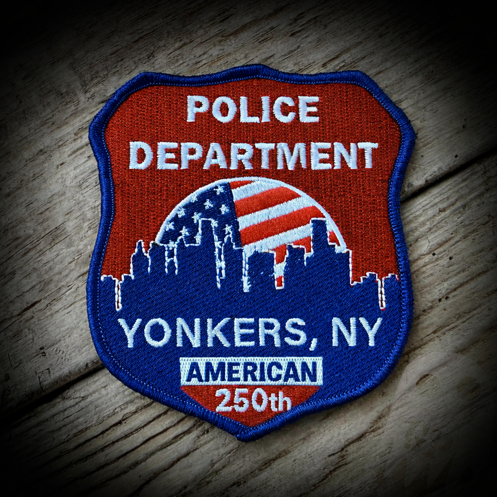 250th America - Yonkers, NY PD Commemorative 250th Anniversary of America Patch
