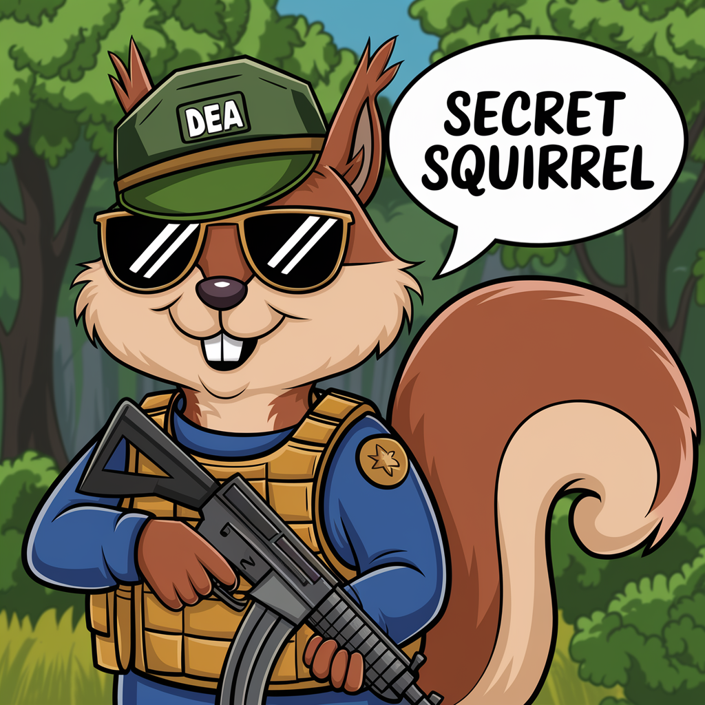 COIN CALIFORNIA DEA SECRET SQUIRREL (NOT PHOTO SHOWN)