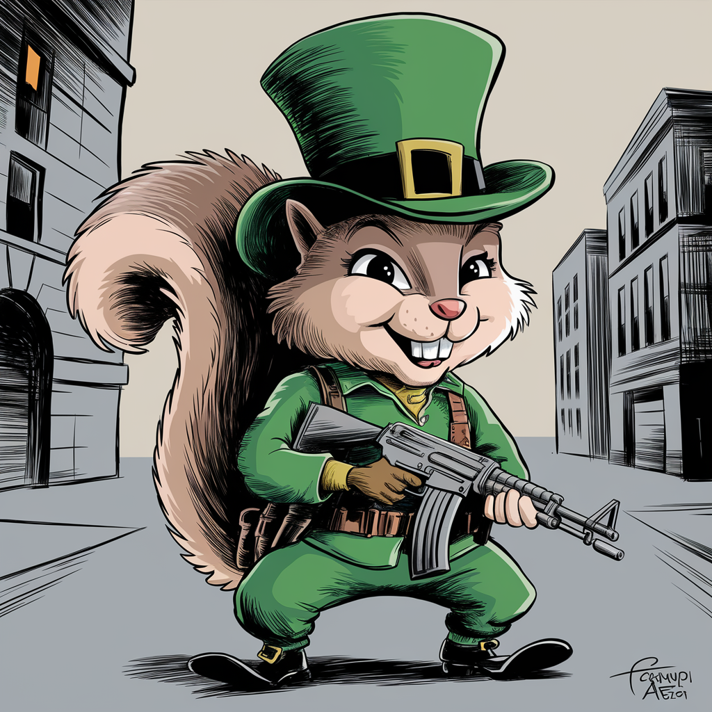 Special Ops - NY Big Agency Special Ops 2025 Irish SECRET SQUIRREL Patch (NOT PHOTO SHOWN)