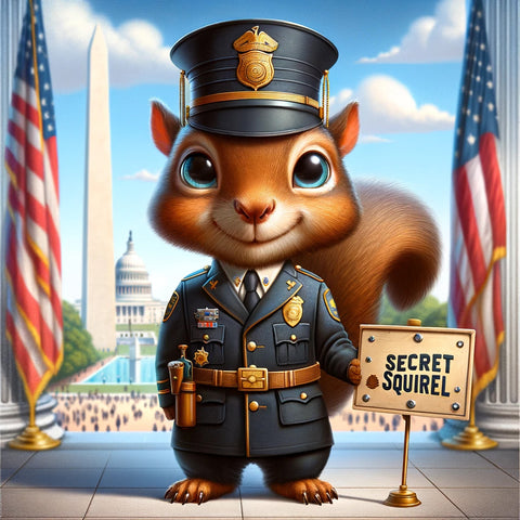 Federal Agency Honor Guard Secret Squirrel PATCH and COIN COMBO!! Only 50 available (NOT THE PHOTO SHOWN)