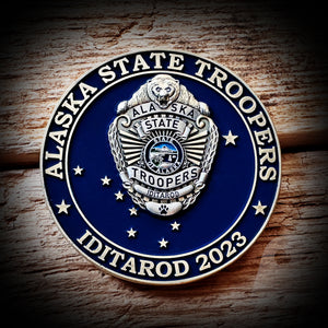 Alaska State Troopers 2023 Iditarod Coin