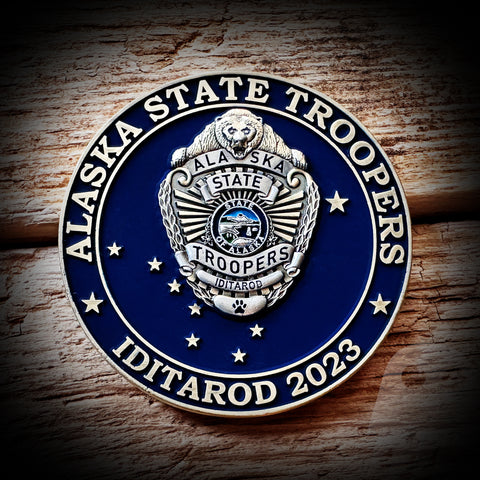 Alaska State Troopers 2023 Iditarod Coin