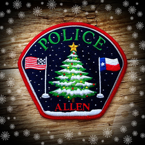 Allen, TX PD 2022 Christmas Patch - Authentic and limited! - FORMAL CHRISTMAS