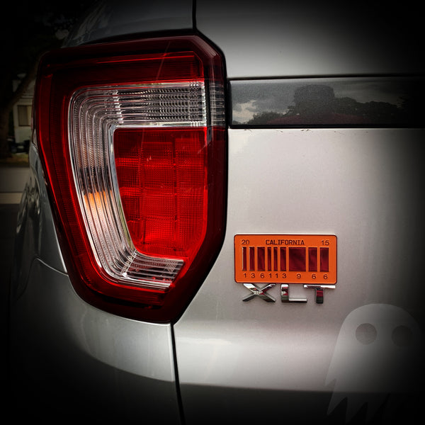 2015 Future - Back to the Future Auto Badge License Plate