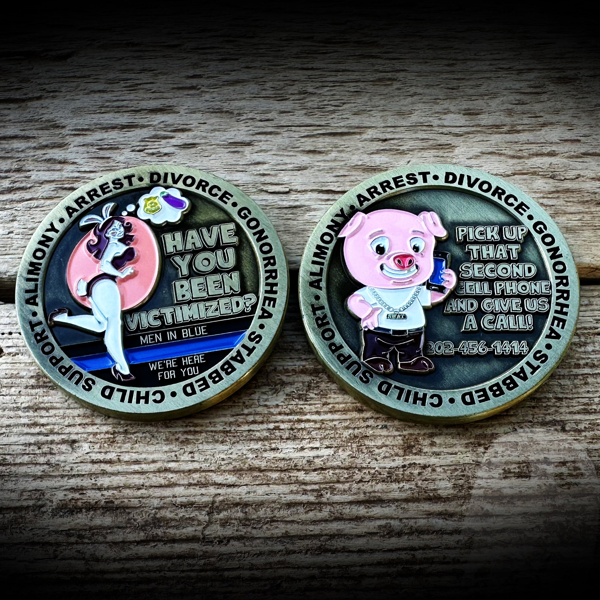 Badge Bunny Attorney Coin