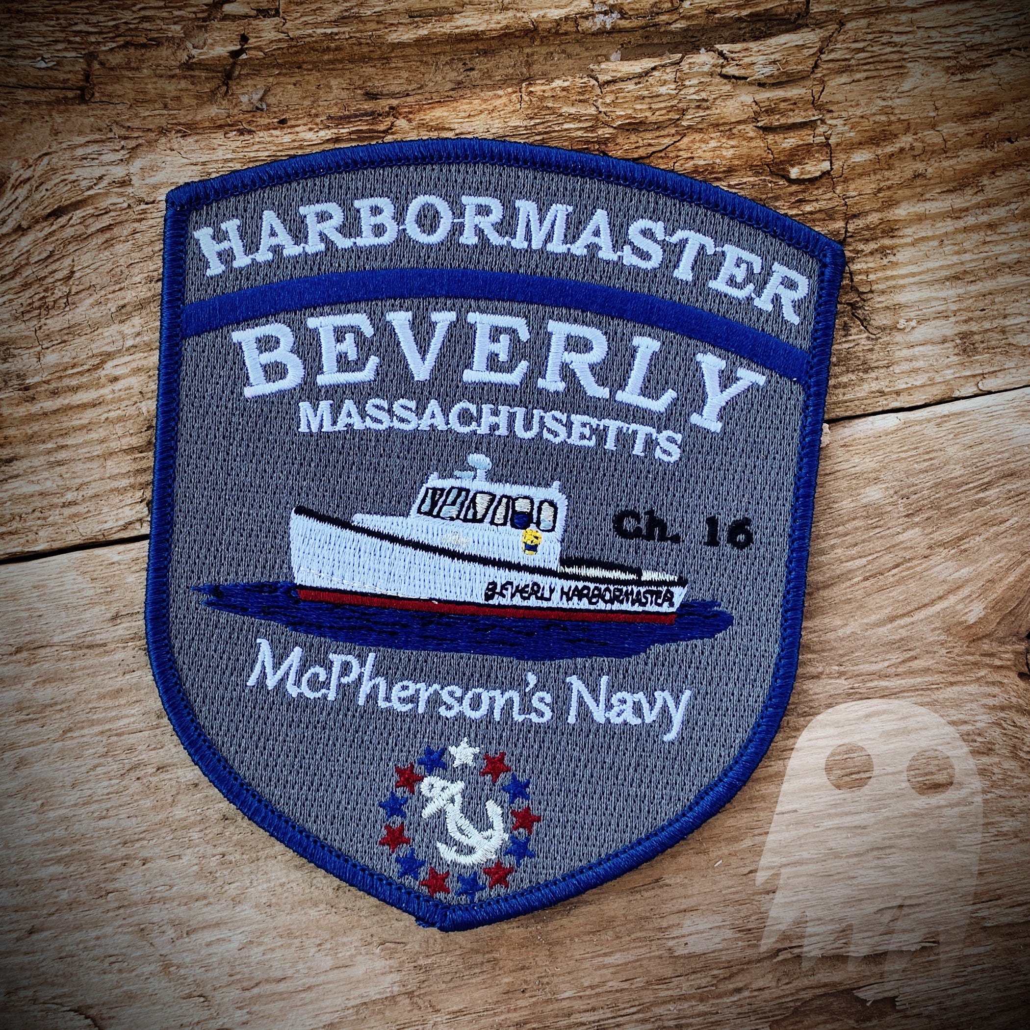 FUNDRAISER Beverly Harbormaster Patch & Sticker