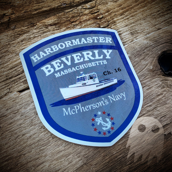 FUNDRAISER Beverly Harbormaster Patch & Sticker