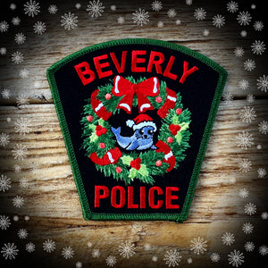 Beverly, MA PD 2022 Christmas Shoebert Patch - Authentic