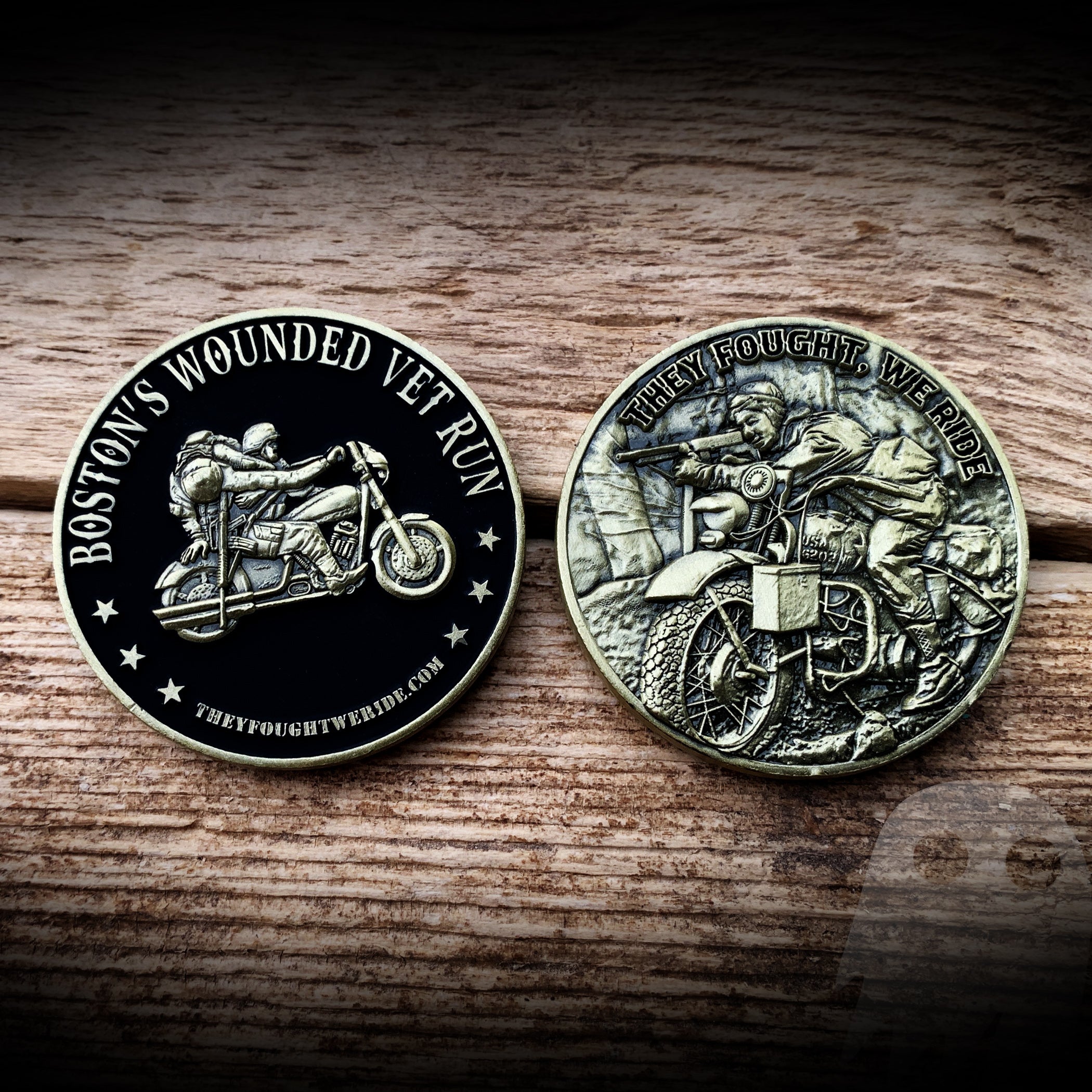 Boston Wounded Vet Run Coin - Fundraiser