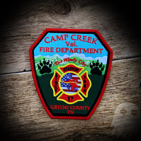 Authentic - Camp Creek TN FD NEW Standard Issue Patch