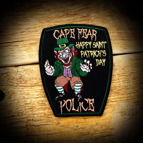 Cape Fear Police Department 2023 St. Patrick's Day Patch