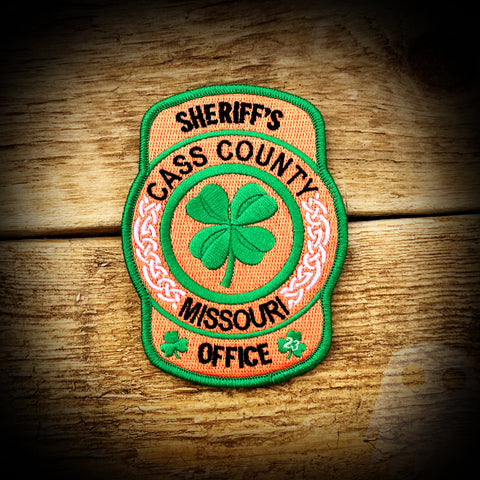 Cass County, MS Sheriff's Office 2023 St. Patrick's Day Patch - LIMITED AUTHENTIC