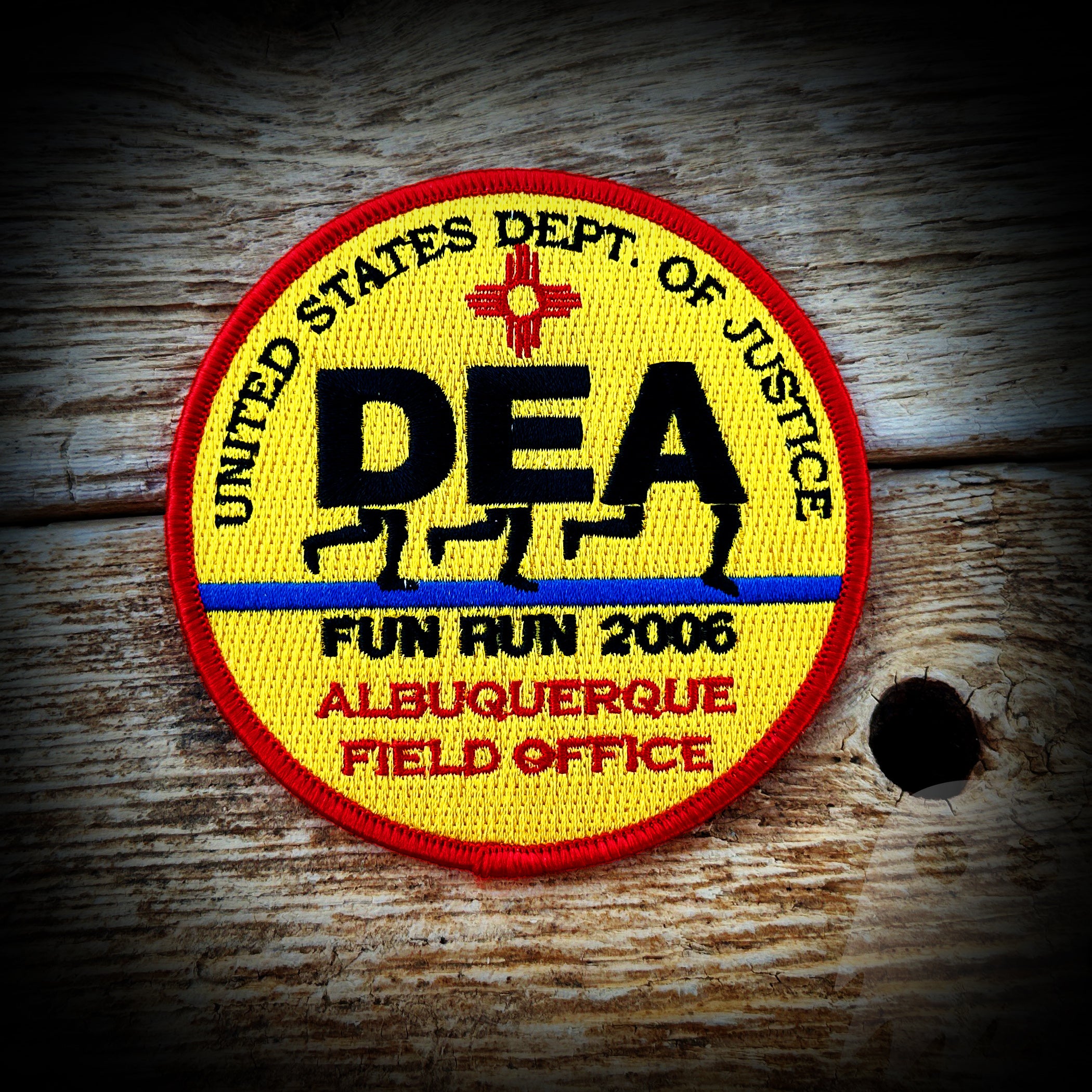 #31 - Official Albuquerque DEA Fun Run 2006 Patch - Breaking Bad