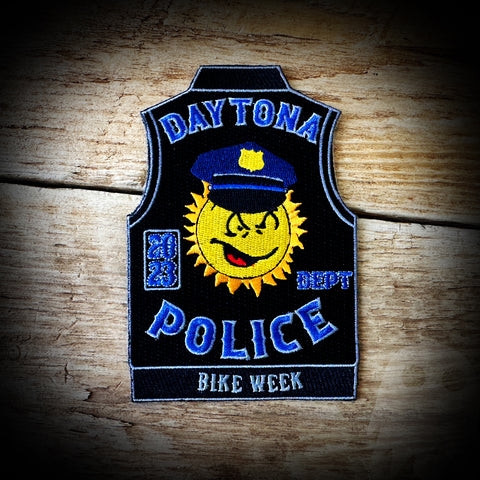 Daytona Beach, FL Police Department 2023 Bike Week Patch - Authentic