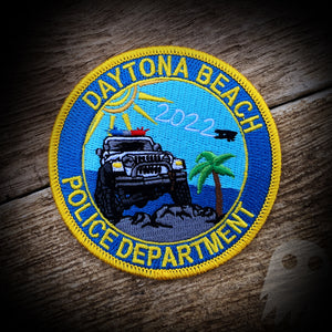 AUTHENTIC - Daytona Beach Police 2022 Special Edition Jeep Event Patch